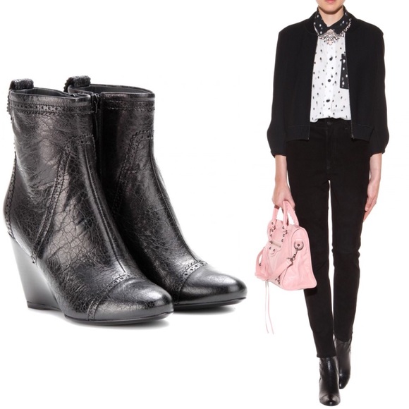 balenciaga wedge boots